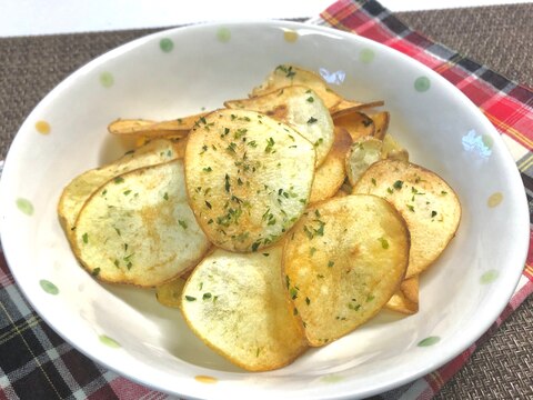 スライサーで簡単❤️のり塩味のポテトチップス